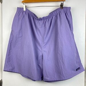 Patagonia Women’s Baggies Longs 7” Inseam Shorts Lavender Light Purple XXL 57035